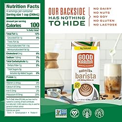 Good Karma Unsweetened Oatmilk + Barista Blend, 32