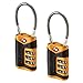 Lewis N. Clark TSA Cable Lock 2 Pack, Orange