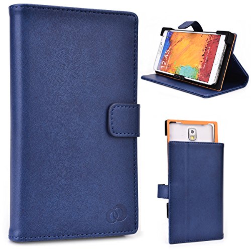 Midnight Blue Posh Kick X511, Titan Pro/Max HD E550 5.5", Ultra 5.0 LTE, Revel Pro X510, Orion Pro X500 Phone Case | Universal Smartphone Cover With Stand - Thumbnail 6