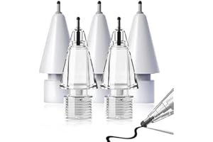 Love MEI Apple Pencil Pro Replacement Pencil Tips, Pen Nibs Fit for Apple 2nd 1st Gen USB-C, Logitech Crayon Digital Pen, Nee