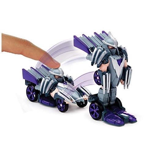 Teenage Mutant Ninja Turtles T-Machines Shredder Weaponized F1 One Touch Mutation Vehicle - Image 5