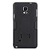 Galaxy Note 4 Case, Aduro COMBO Shell & Holster Case Super Slim Shell Case w/Built-In Kickstand + Swivel Belt Clip Holster for Samsung Galaxy Note 4
