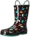 Western Chief Kids' Girls' Waterproof Easy-on Printed Rain Pull-on Boot