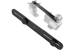Dual Flash Bracket, with 1/4" Screw Hole, 27cm Universal Flash Holder, Studio Video Light Stand, External Flash Bracket, for 