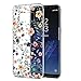 Matop Compatible/Replacement for Galaxy S8 Case Crystal Clear Transparent Ultra Thin Slim Shockproof Protective Soft Silicone Cute TPU for Samsung Galaxy S8 Bumper Cover (Flower2)