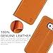 Galaxy S6 Case, SHIELDON Genuine Leather Case [Wallet Series] Premium Flip Book Case Style with Stand Feature & ID Credit Card Slots [Magnetic Closure] for Samsung Galaxy S6, Brown