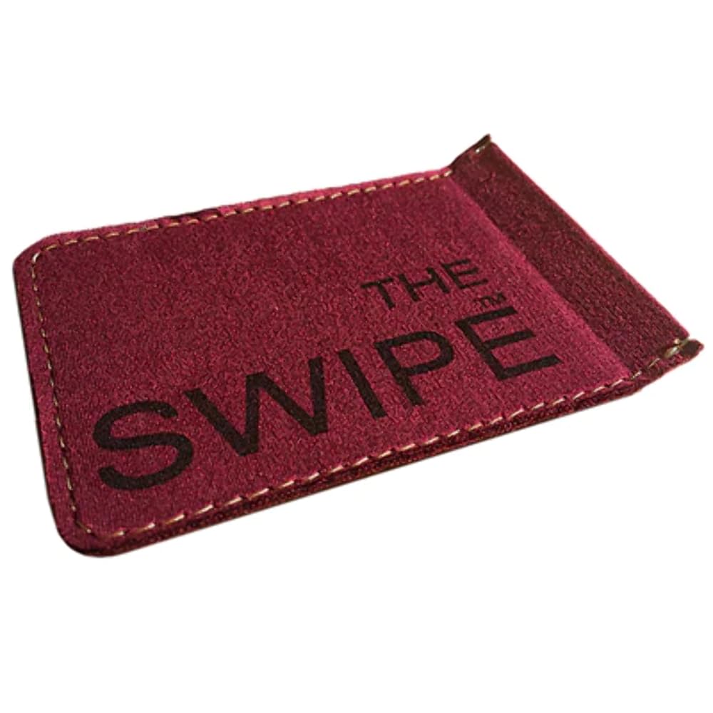 The Swipe BS Guitar String Cleaner - Burgundy