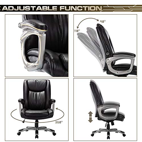 RIMIKING Ergonomic Memory Foam Executive Office Chair Adjustable