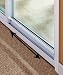 Sliding Glass Door Security Bar White Color - Feel Safe At Home with These Adjustable Home Security Bar 1-1/2" Dia. X 20-1/4" to 41"