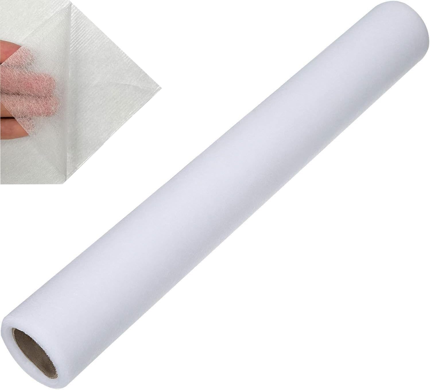 Iron-on Adhesive Roll Fabric Fusing Tape Adhesive Hem Tape 17 Inch Width by 7-5/8 Yard Length by XUTONG