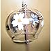 Japanese Wind Chimes Handmade Glass Wind Bells Birthday Gift Valentine's Day Gift Home Decors Spa Decor Kitchen Decor Office Decor White Saruka