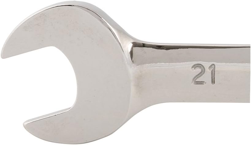 Silverline 589698 Flexible Head Ratchet Spanner 21 mm, Silver Color - Image 4