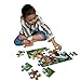 eeBoo Bear on Bicycle Puzzle for Kids, 20 pieces