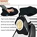 Sojoy Patented Universal Ergonomic Streamlining Car Seat/Cushion Lumbar and Neck Support (17x13x5.5)