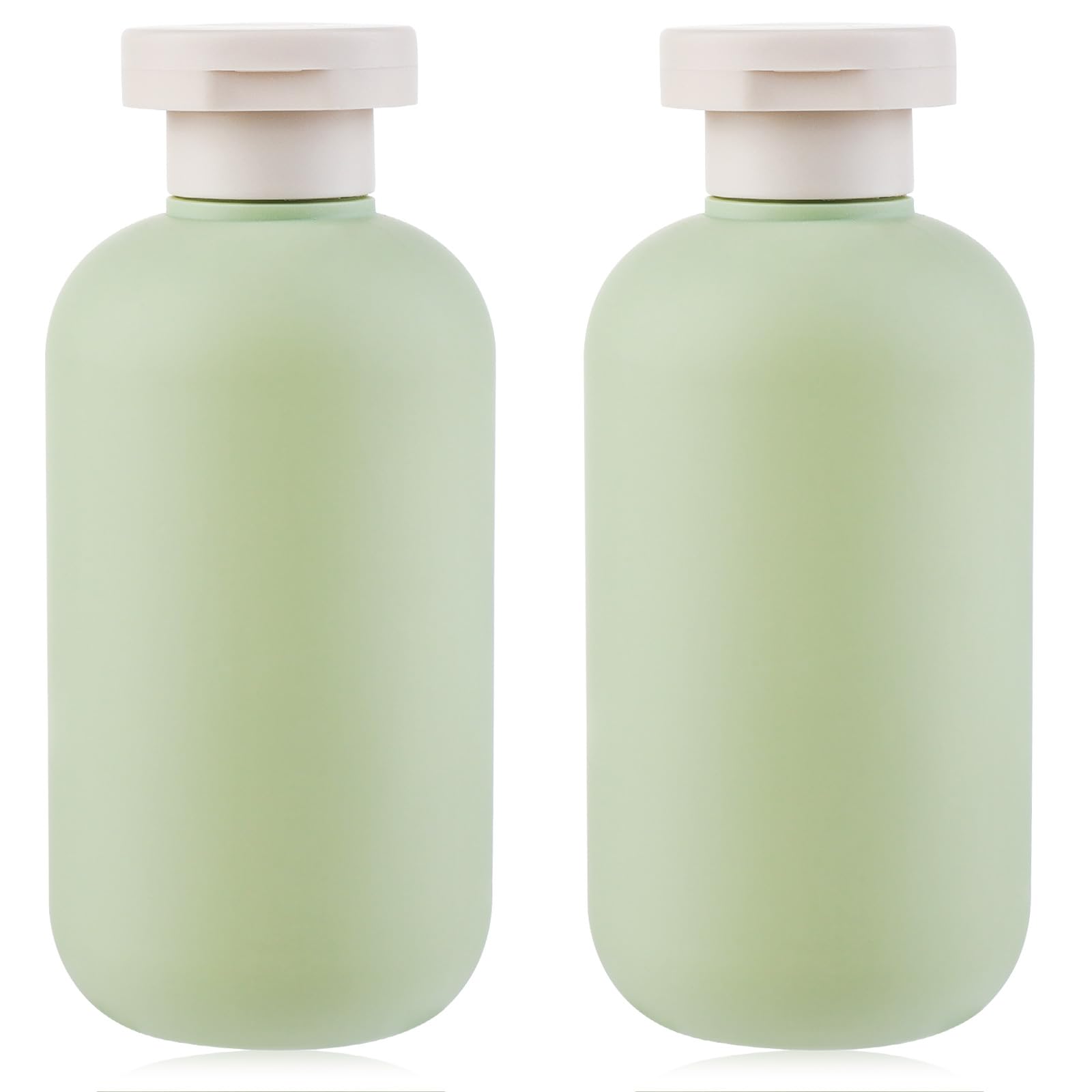 WLLHYF Squeeze Bottles 2 Pack 200 ML Refillable Plastic Travel Containers Empty Bottles With Disc Top Flip Cap Travel Accessories for Shampoo Creams Lotion Conditioner