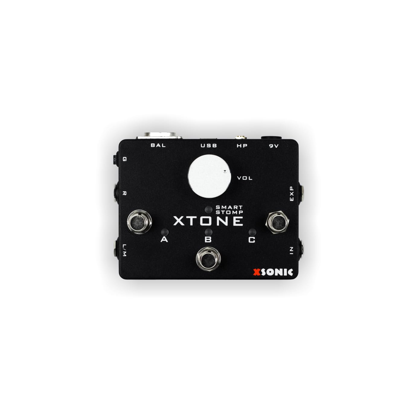 XSONIC Xtone Mobile Audio Interface, Ultra-Low Latency, 192KHz Sample Rate, 108dB Dynamic Range, 3 Output Ports, Expression Pedal Input, iOS, Windows, Mac