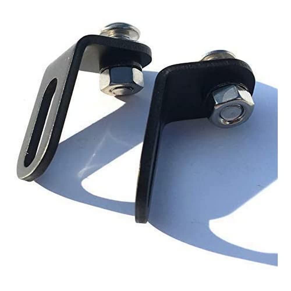 Brompton Brackets rear light/reflector - rack version - BLACK EDITION