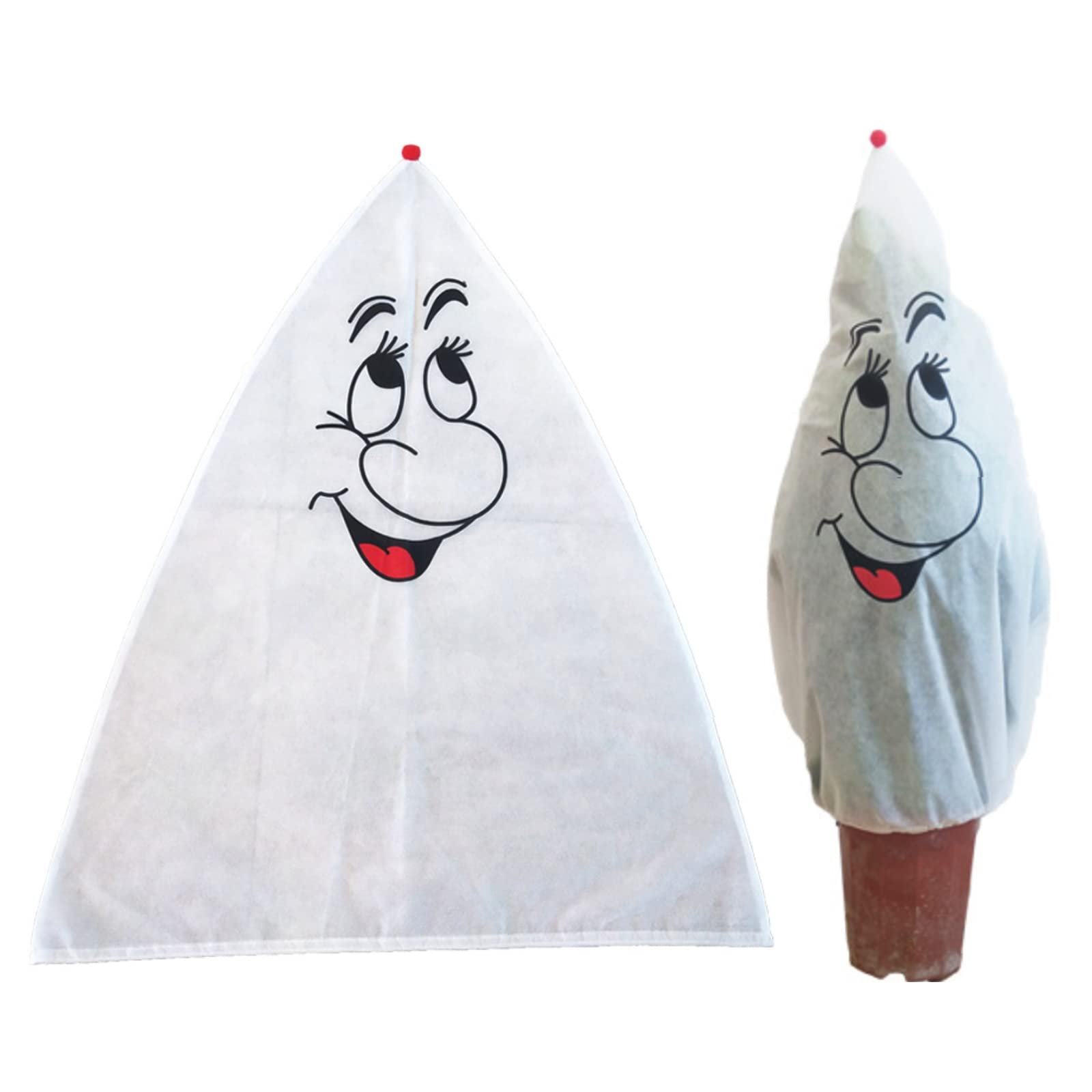 2pcs Christmas Frost protection For Plants Garden Fleece Plant Cover Horticultural Fleece, Winter Plant Covers Freeze Protection Warming Blanket Winter Frost Cold Garden Greenhouse Bags (head)