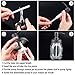 Kntiwiwo 2-Pack Black Mason Jar Soap Dispenser Lid and Pump Stainless Steel Replacement Suitable for Dish Soap,Lotion Matches Regular 2.36
