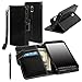 Galaxy S5 ACTIVE Case, Galaxy S5 Active Flip Case - E LV Deluxe PU Leather Folio Wallet Case Cover for Samsung Galaxy S5 Active SM-G870 (Water Resistant Model) - Black