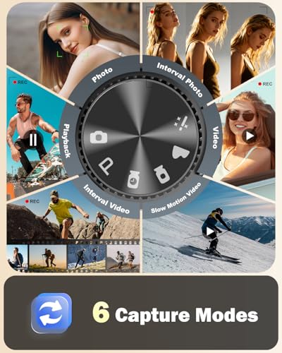 NBD 5K&64MP Digital Camera for Photography with 180°Flip Screen (Black) | 16X Zoom WiFi Vlogging Cameras , Auto Focus, Wide-Angle&Macro Lens, 2 Batteries & 32GB TF Card，Travel Camera for Beginners