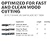 BOSCH T30W 30-Piece T-Shank Jig Saw Blade Set Optimized for Woodworking