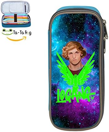 XingKongstore Logan Paul Maverick - Logan Green Hoodie Pen Case Pencil Bag Makeup Pouch Cosmetic Bag Durable Students Stationery