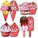 TRIPLEROSE 36Pcs Icecream and Cookies Scratch and Sniff Cards For Kids Classroom Exchange Party Favors