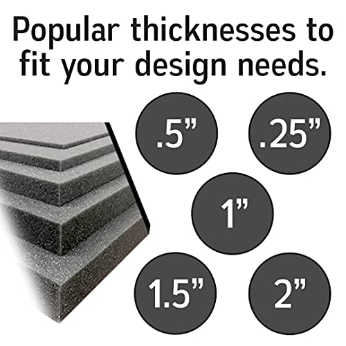 Appalachian Tough Carolina Custom Foam Gun Case Foam (24 x 36 x 2 inch