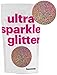 Hemway Premium Ultra Sparkle Glitter Multi-Purpose Metallic Flake for Nail Art, Cosmetic Graded, Makeup, Festival and Hair 100g / 3.5oz - Microfine (1/256 0.004 0.1mm) - Rose Gold Holographic