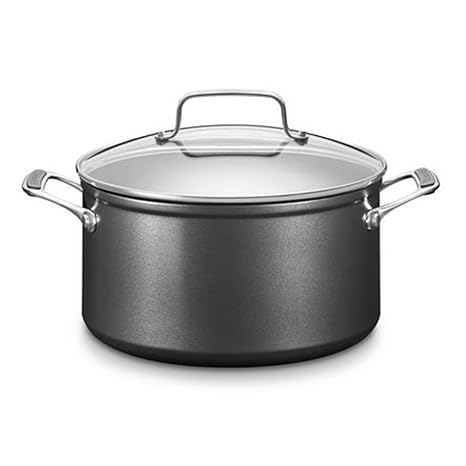 Kitchenaid Kochtopf, Aluminium, schwarz/Silber 18 cm