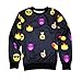 Emoji Black Network Expression Sweatshirt Hoodies for Women Men