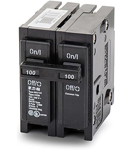 thumbnail image 2 of Eaton / Cutler Hammer CH2100 100 Amp 2-Pole Circuit Breaker – 120/240V – Plastic Foot 2 of 2