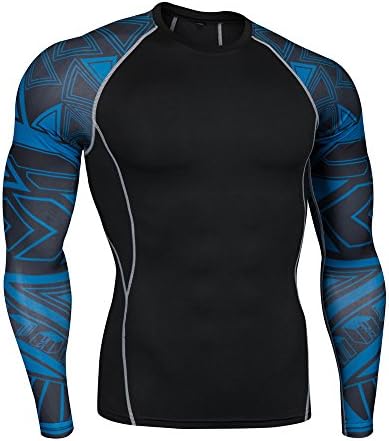 Youthny Compression Cool Dry Sports Tights Shirt Baselayer Running Leggings Yoga Rashguard Men