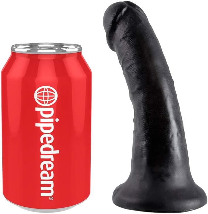 Pipedream King Cock Dildo, 15.2 cm, Black - Image 5