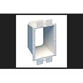 Arlington BE1-2 Electrical Outlet Box Extender, 1-Gang, White, 2-Pack