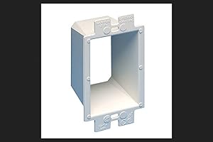 Arlington BE1-2 Electrical Outlet Box Extender, 1-Gang, White, 2-Pack