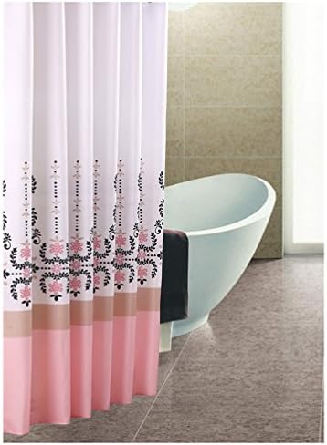 MQMY smooth waterproof prevent mildew polyester shower curtain bath curtain hanging curtain partition curtain window curtains Jiejiegao thickening (（height）200300cm（width）)