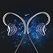 In Ear Earphones, UiiSii CM5 Sports Headphones with Mic and Remote, Comfortable Graphene Coaxial Design, and Stereo Bass Earbuds For Gym Running(Blue)