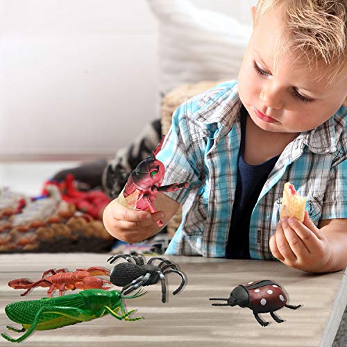 14pcs Bugs Toys Big Realistic Insects Toys Giant Large Fake Bugs