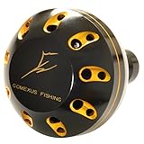 GOMEXUS Power Knob Compatible for Shimano Stella SW Daiwa BG Penn Spinfisher Battle II Reel Handle Saltwater Replacement Direct and Drill Fitment Metal 41mm 45mm 47mm