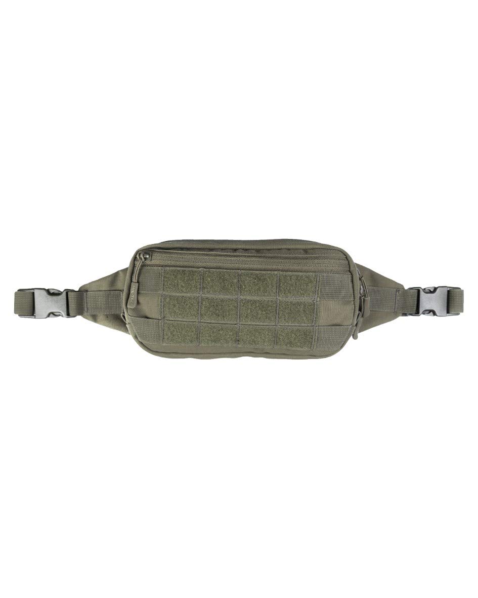 Mil-Tec Men's Molle Waist Bag - Olive, One Size