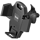 Car Mount, Veckle Air Vent Car Phone Holder With Release Button Armor Cradle Car Holder for Smartphone iPhone 8 7 Plus 6S, Samsung Note 8 S8, HTC U11, OnePlus 5, Nexus 6P, GPS and More, Black