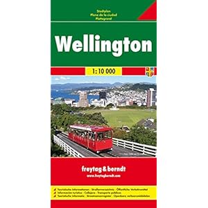Wellington City Map FB 1:10K (New Zealand) (English, French and German Edition)