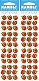 Micro Apples Sparkle Scrapbook Stickers (S7187)