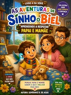 Livro Sinho e Biel Aprendendo a Respeitar Papai e Mamãe (Coleção As Aventuras de Sinho e Biel Livro 4)