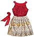 AmzBarley Princess Moana Costume for Kids Clothes Little Girls Cosplay Dress up Size 6T Age 5-6