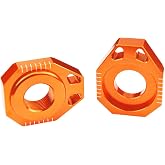 SCAR Axle Blocks Chain Adjuster KTM EXC EXCF XCW XCFW XCFW TPI 85 105 125 150 200 250 300 350 450 500 02-23