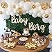 White Gold Balloon Garland Arch Kit for Party 16Ft Long Confetti Latex Balloons for Baby Shower Wedding Birthday Graduation Anniversary Party Background Decorations