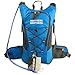 Hydration Backpack Bladder Pack Daypack with 3 Liter/100 oz Reservoirs Water Bladder Bag for Hiking, Running, Camping, Climbing, Cycling, Walking, Hunting (Blue Backpack + 3L Bladder)